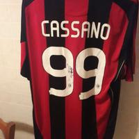 Maglia giocatore AC Milan Cassano autografata