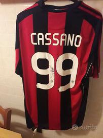 Maglia giocatore AC Milan Cassano autografata