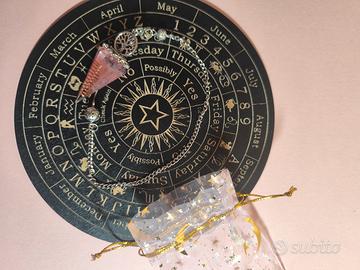 pendolo esoterico con tavola 