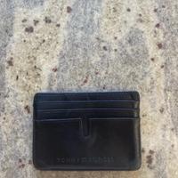 Portafoglio Tommy Hilfiger in pelle nera