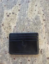 Portafoglio Tommy Hilfiger in pelle nera