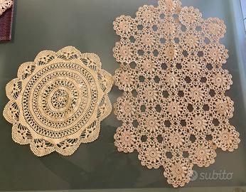 Centrini all'uncinetto varie forme e misure