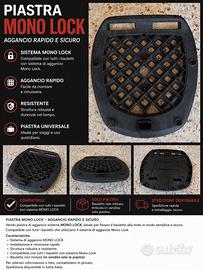 piastra mono lock per bauletto moto