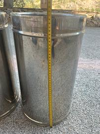 2 tubi canna fumaria doppia parete diametro 300