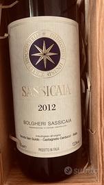 Vino bolgheri Sassicaia 2012