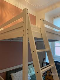 Letto matrimoniale soppalco