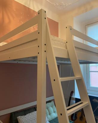 Letto matrimoniale soppalco