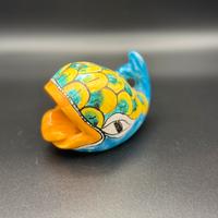 Pesce in ceramica dipinto a mano - Orvieto