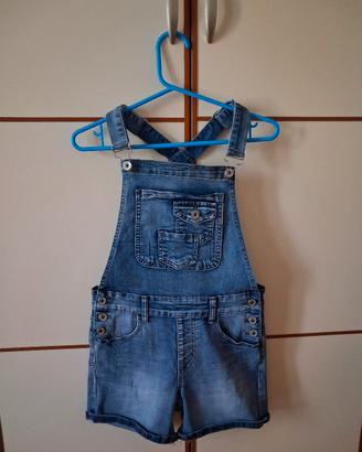 salopette in jeans