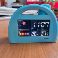 sveglia digitale con previsione meteo