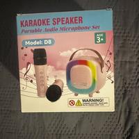 Karaoke  Bambini con 2 microfoni cassa Bluetooth