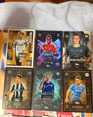 Match attax 25/26 Lotto 18+6 Carte Isak + Haaland