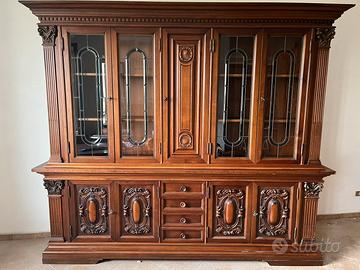 Set completo soggiorno classico in legno