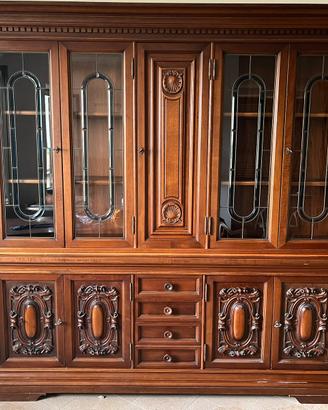 Set completo soggiorno classico in legno