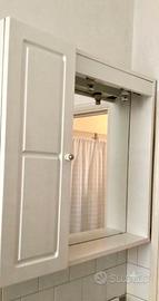 Specchiera bagno bianca con illuminazione 