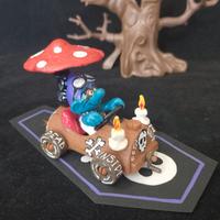 Puffo custom Horror Dark Gotico
