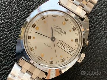 SEKONDA Automatic-37mm-anni 70-tiene bene il tempo