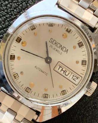 SEKONDA Automatic-37mm-anni 70-tiene bene il tempo