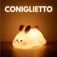 LAMPADA SILICONE CONIGLIETTO FACCIONE