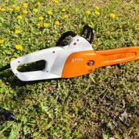 Elettrosega Stihl e accetta