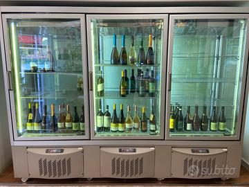 Vetrina 3 porte indipendenti pos e neg