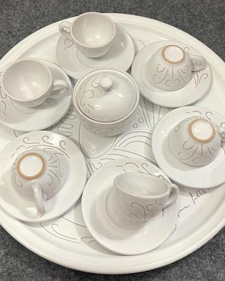 Ceramica d arte Franco Scansellato servizio caffe