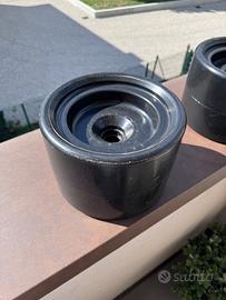 Coppia ruote Drift Trike dure 250 mm nuove