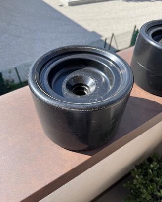 Coppia ruote Drift Trike dure 250 mm nuove