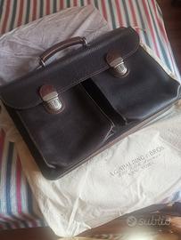 Borsa in pelle SPALDING classica ufficio