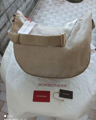 Borbonese Luna Bag XLarge - Sabbia - NUOVA