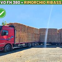 Camion pianale Volvo FH12.380 + rimorchio pianale