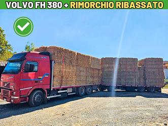 Camion pianale Volvo FH12.380 + rimorchio pianale