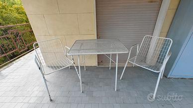 Set tavolo + sedie da esterni