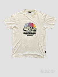 Napapijri t-shirt uomo bianco panna tg M cotone