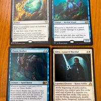 Lotto 4 carte rare Magic The Gathering.