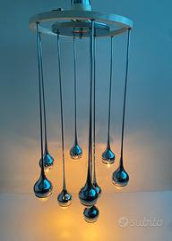 Lampada Angelo Brotto Esperia anni 70 cromata