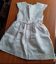 Abito elegante da cerimonia Chicco bianco broccato