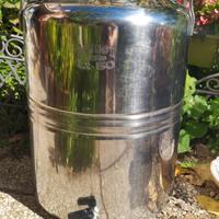 fusto olio acciaio inox 50 litri