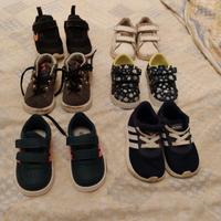 Lotto 6 scarpe bambina neonato baby Nike Adidas
