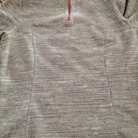 decathlon felpa donna collo alto con zip materiali