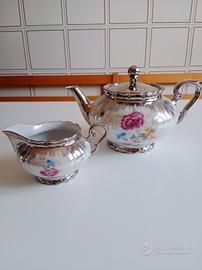 Teiera e bricco latte Bavaria vintage