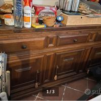 Credenza/servantes in vero legno