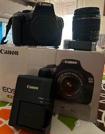 CANON EOS 1100d + 18-55 + doppia batteria + bag