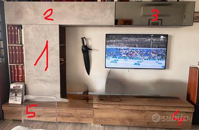 Mobile modulare per soggiorno