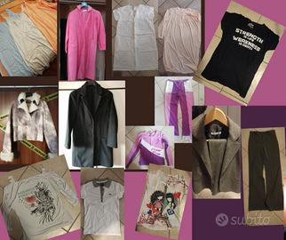 Vestiti / Scarpe /Calze da donna lotto 55 articoli