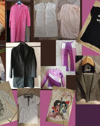 Vestiti / Scarpe /Calze da donna lotto 55 articoli