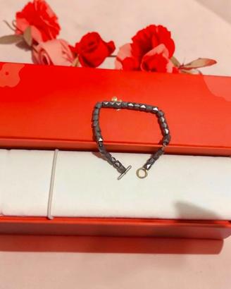 Bracciale Dodo borchie titanio fuori produzione