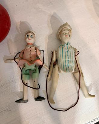 Marionette vintage in porcellana anni 60