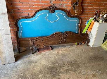 Struttura letto 1 piazza e mezza stile barocco