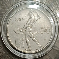 Italia – 50 Lire – 1954 – SPL+